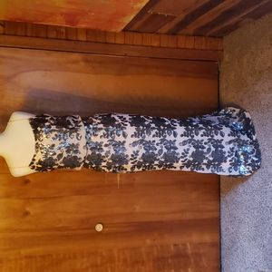 Chaps Elegant Long Dress NWT Size 8